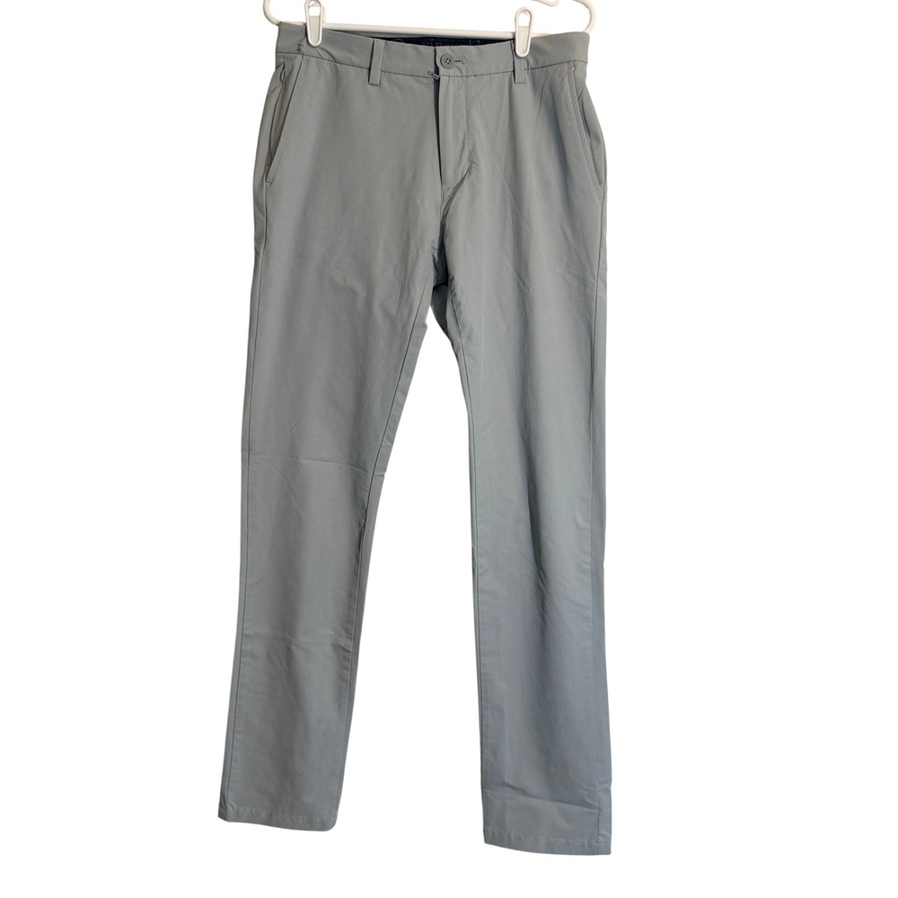 Vineyard Vines Mens On The Go Pant Light Grey Chino Performance 30x34 Stretch